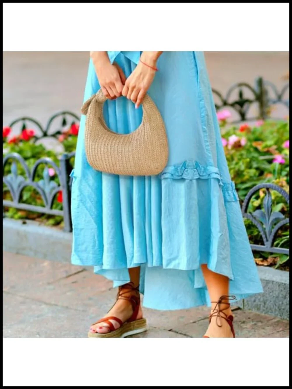 Woven Straw Top Handle Handbag with Bow Decor Lightweight Beach Bag for Women